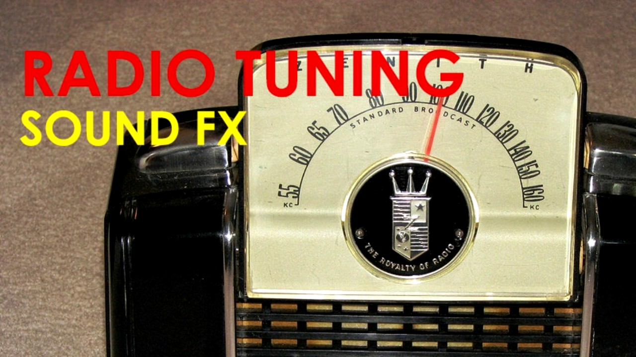 Radio AM FM Tuning Sound Effect | Old Radio Switching Channels ♪