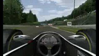 preview picture of video 'rFactor mod CART 1995 season old SPA onboard'