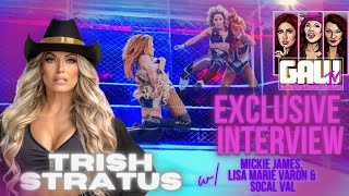 Trish Stratus - WWE Payback Steel Cage Match vs Becky Lynch - Exclusive 1st Interview