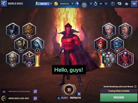 How I beat Mephisto Stage 9 in less than 100 sec! - Knull vs Mephisto! - Marvel Future Fight