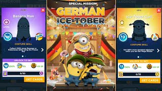 Minion Rush Update GERMAN ICE-TOBER New Special Mission New Minions Ice-Tober Carl and Banana Man