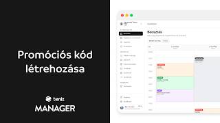 Promóciós kód létrehozása