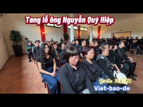 TANG LỄ ÔNG NGUYỄN QUÝ HIỆP TẠI BERLIN