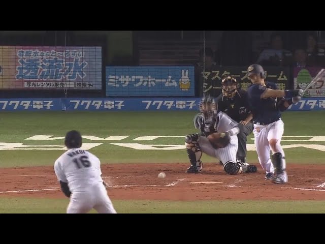 【7回表】バファローズ・中島のタイムリーで反撃の狼煙が上がる!!  2017/5/26 M-Bs