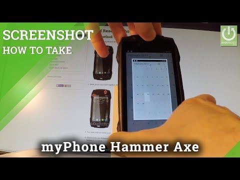 How to Capture Screen on myPhone Hammer Axe - Screenshot Tutorial
