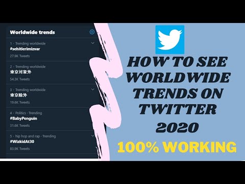 how to see worldwide trends on twitter 2021 | 100% working video | EarnTech Official