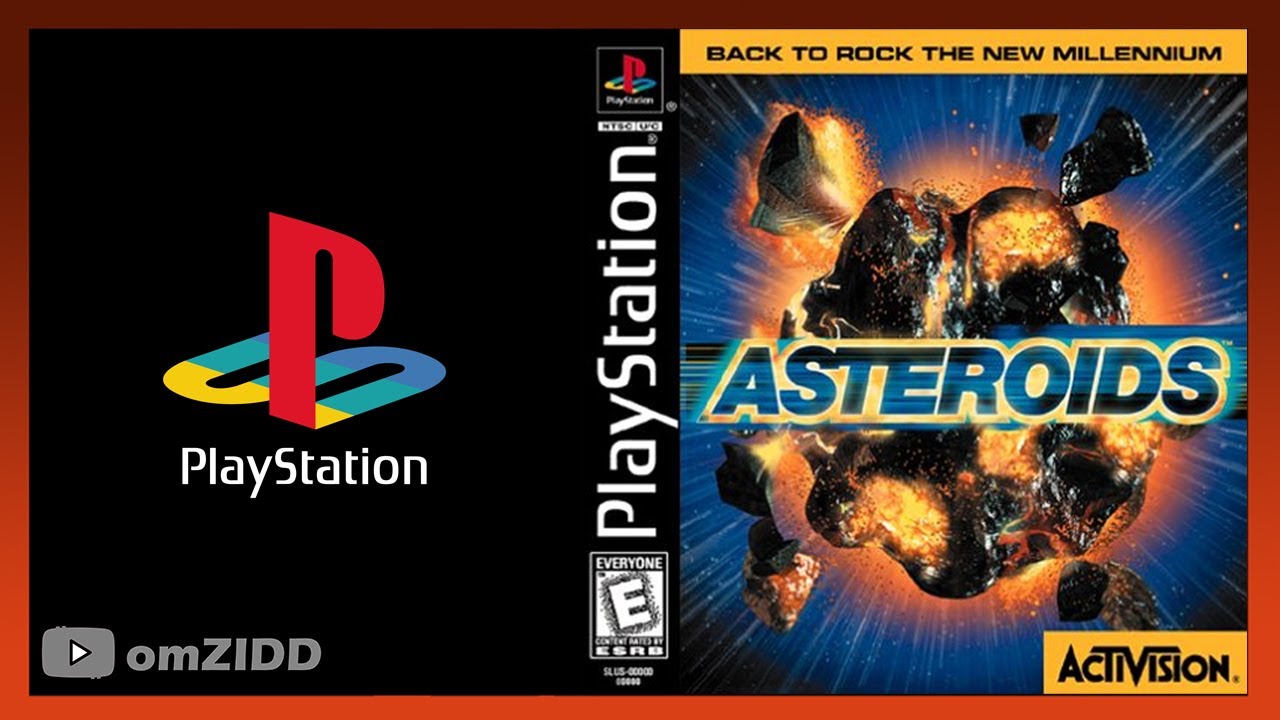 Asteroids (1998) PS1 - Gameplay HD