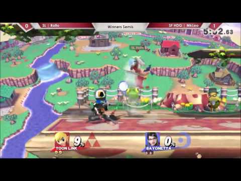 SP48 - SL | Rollo (Toon Link) Vs. SF HDG | MkLeo (Bayonetta) Winners Semis - Smash 4