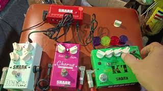 Shark pedal effects มือสองเกิน 10ปี เสียงยังดีเหมือนเดิม ส่งคืนหลังซ่อมเสร็จ