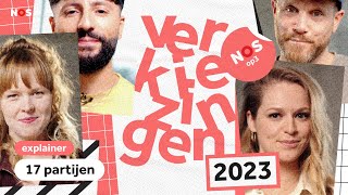 2023, de politieke partijen uitgelegd