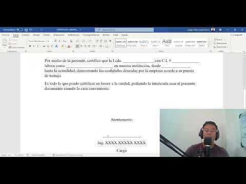 MODELO de CERTIFICADO LABORAL 2022 - (FÁCIL Y RÁPIDO)