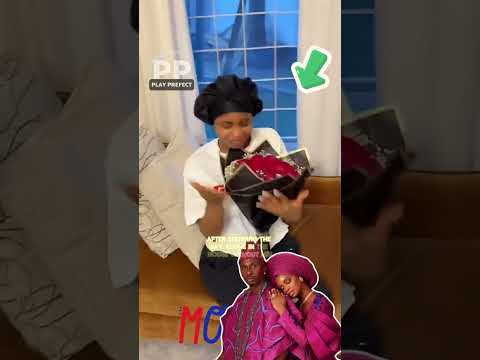 Priscilla Ojo receives flowers from her Tanzanian Fiancée 😍 #shorts #fypシ゚ #couplegoals #youtube