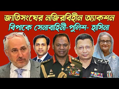 জাতিসংঘের নজিরবিহীন অ্যাকশন  বিপাকে সেনাবাহিনী পুলিশ হাসিনা #Nazmul_Hasan #New_York_Voice