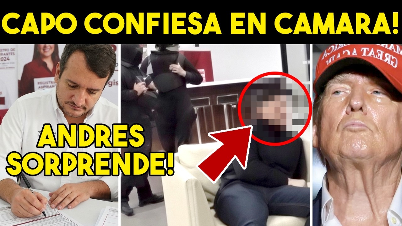 Golpe brutal! N4RC0 CONFIESA EN VIVO, se cae Trump. Fracasa golpe a Andres López, sorprendió a todos