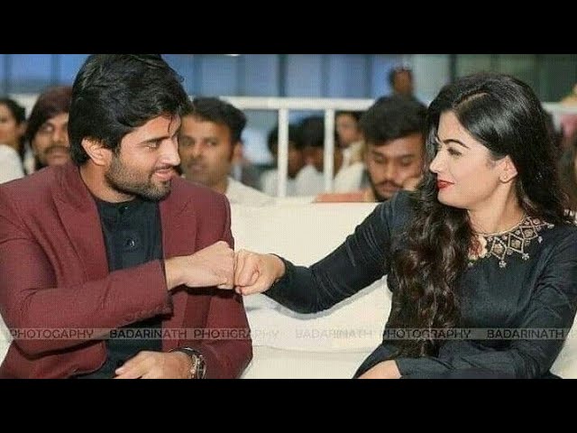 Rasmika Mandanna and Vijay Whatsapp Status Video Rashmika Mandanna Cute Image