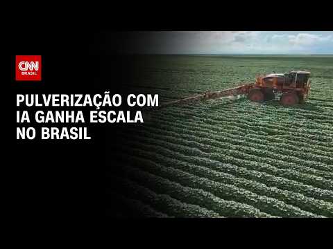 Pulverização com IA ganha escala no agronegócio brasileiro; confira | CNN PRIME TIME