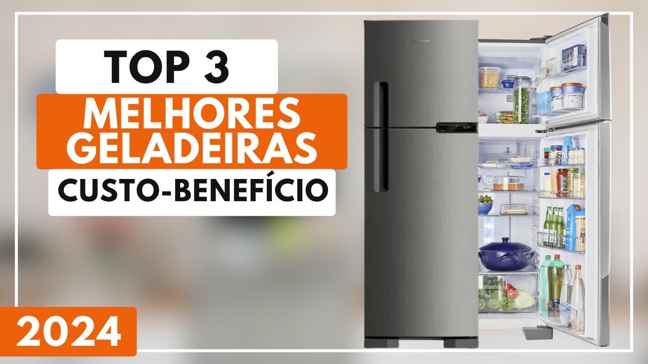 Top 3 Melhores Geladeiras Para 2024 | Geladeira Custo Benefício