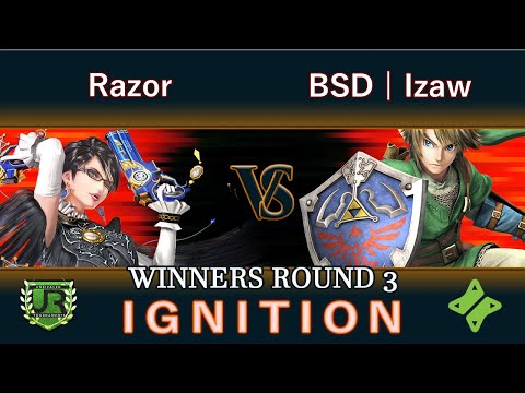 Ignition #109 WINNERS ROUND 3 - Razor (Bayonetta) vs BSD | Izaw (Link)