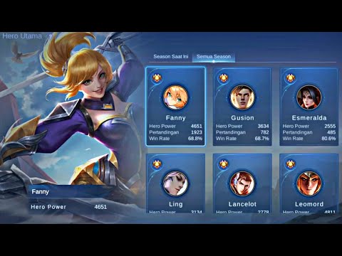1900+ Matches Fanny, 68.8% Current Winrate [ Top 1 Global Fanny ] VANZETT - Mobile Legends