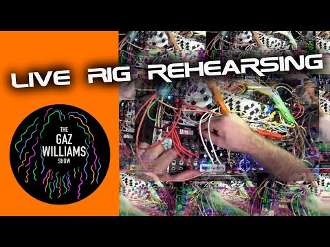 The Gaz Williams Show - Live rig rehearsing