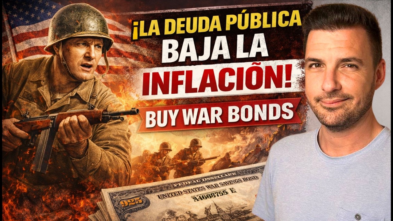 💰 La deuda pública REDUCE la inflación💣 Lo demostró EEUU en la Segunda Guerra Mundial 🇺🇸👏