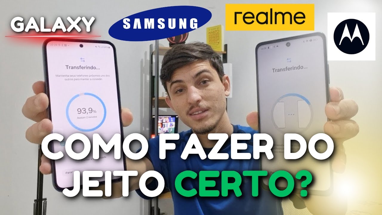 👉Como Transferir dados do Seu Celular Antigo para o Novo: Passo a Passo (Marcas DIFERENTES)