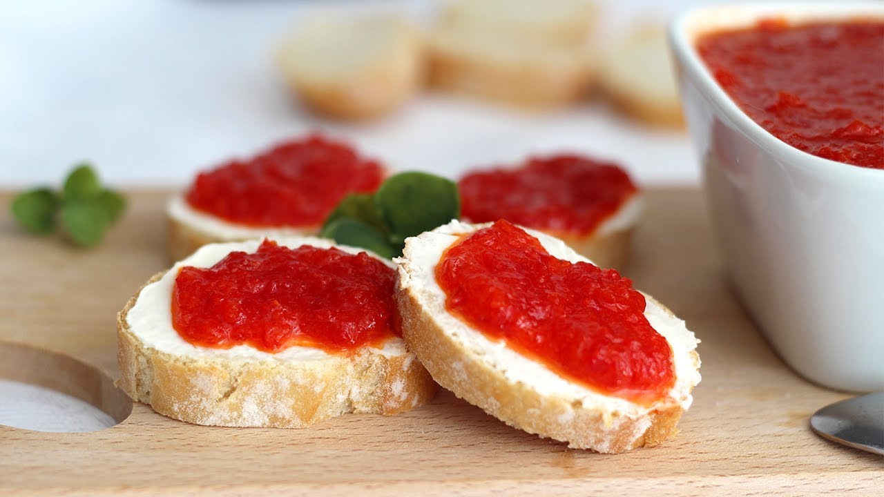 MERMELADA DE PIMIENTOS ROJOS MUY FÁCIL