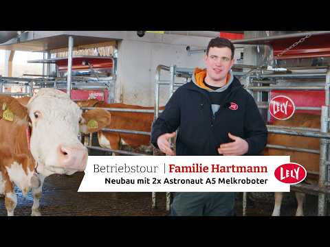Stallneubau mit 2x Lely Astronaut A5 Melkroboter | Betrieb Hartmann