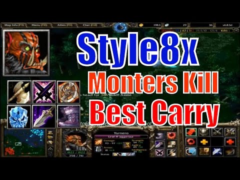 DotA 1 Yurnero Juggernaut Monters Kills Best Carry-DotA 6 83d Style8x