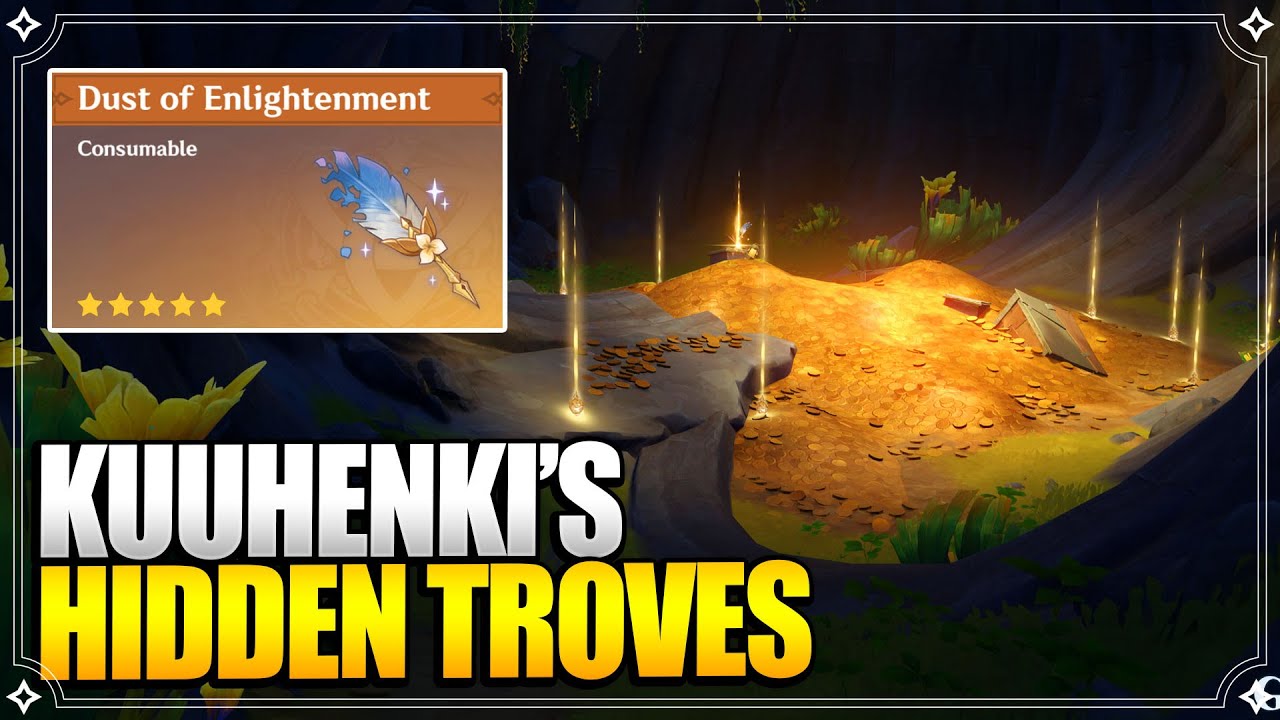 Kuuhenki's Hidden Troves Locations - Nod-Krai Luna 1 | World Quests & Puzzles【Genshin Impact】