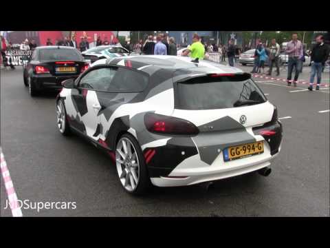 Scirocco R w/ Bentley Wheels & Akrapovic Exhaust! SHOTS FIRED!
