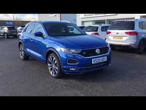 Volkswagen T-Roc 2.0TDI R-Line DSG Ravenna Blue Used Car | Wrexham Volkswagen