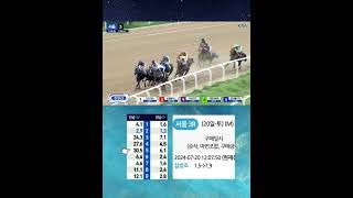 [경마] 580배 적중! #삼쌍승식