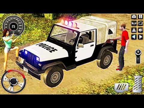 Offroad Jeep Police Driving Simulator - Luxury SUV 4x4 Prado Stunts - Android GamePlay