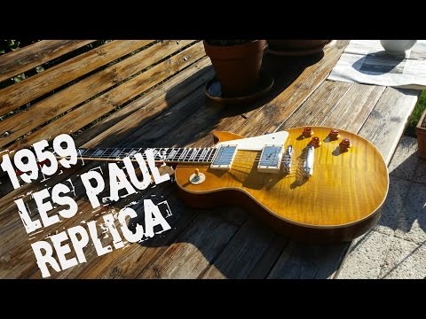 1959 Gibson Les Paul handmade replica DIY / Marshall DSL100