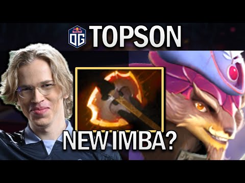 OG.TOPSON PANGOLIER WITH BATTLEFURY - DOTA 2 7.30 GAMEPLAY