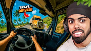 INDIAN BUS VS CURVY ROADS...