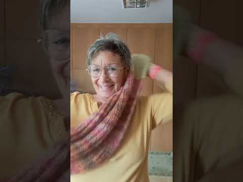 Mein riesiger #lillekoldingshawl ist fertig...gestrickt mit Nadeln 4mm TUTTI von Lana Grossa