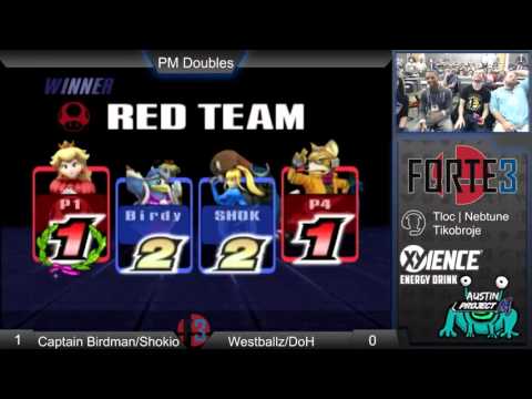 Forte 3-Captain Birdman/Shokio (Blue) vs Westballz/DoH (Red) WQFs