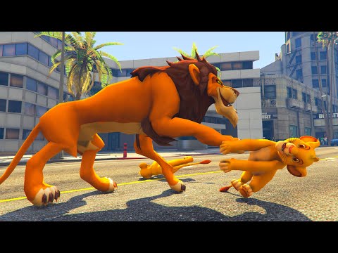 🦁🔥 Intense Battles in the City – Simba vs. Scar’s Army! 🏙️💥