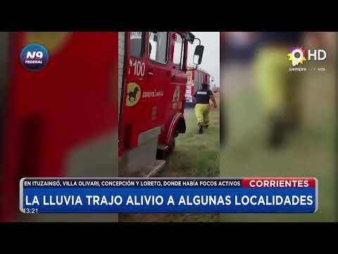 N9 FEDERAL - LA LLUVIA TRAJO ALIVIO A ALGUNAS LOCALIDADES