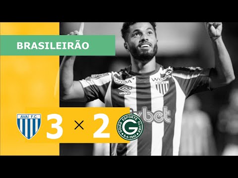 Avaí 3 x 2 Goiás - Gols - 25/04 - Campeonato Brasileiro 2022