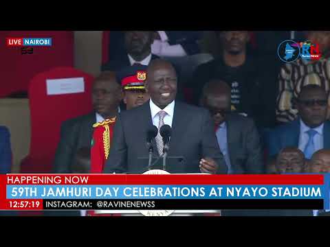 President William Ruto Speech during 59th Jamhuri Day Celebrations at Nyayo Stadium