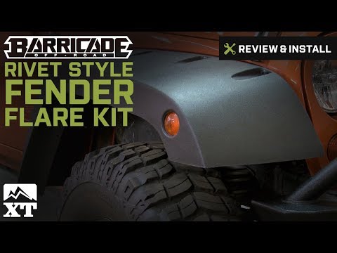 Jeep Wrangler Barricade Rivet Style Fender Flare Kit (2007-2016 JK) Review & Install