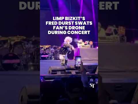 Limp Bizkit vs drone: Fred Durst swats away fan’s drone during concert