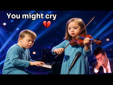 Down Syndrome Twins Abandoned By Their Parents : Breaks Everyone With Their Piano vs Violin Duet 