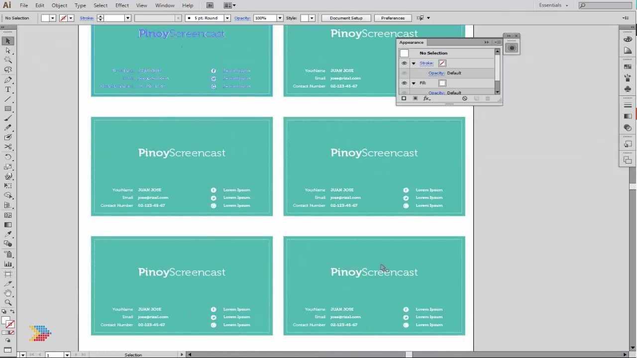 Quick Tip: Dynamic Business Card in Adobe Illustrator