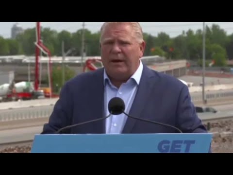 Ontario Election Doug Ford Announces Infrastructure Project To Widen Highway 417