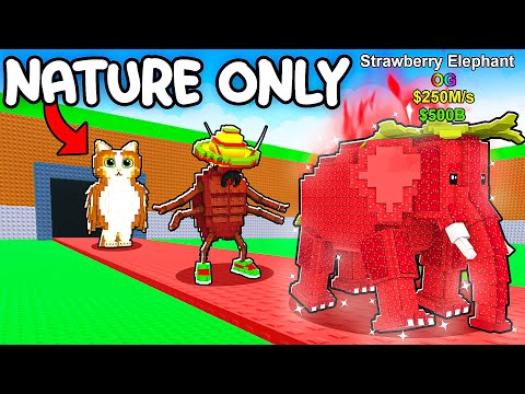 $0 To $1 Trillion Using NATURE ONLY Brainrots!