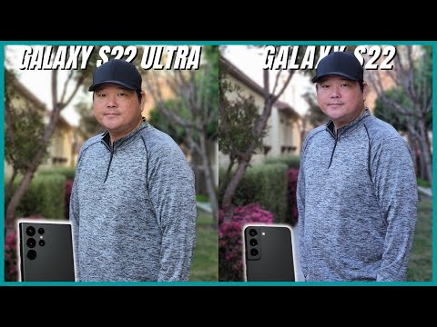 Samsung Galaxy S22 Ultra vs Galaxy S22 Camera Test | What's the difference? (AUTO vs PRO MODE)